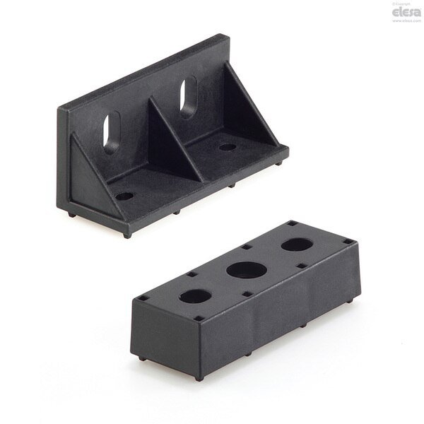 Bracket and support for ELEROLL roller tracks, RLT-MS-A12, Elesa, Mfr#: RLT-M